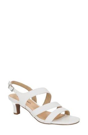 Easy Street Como Strappy Sandal in White at Nordstrom Rack, Size 8.5