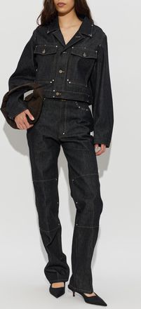 Christophe Lemaire Denim Jacket, Womens, Navy Blue