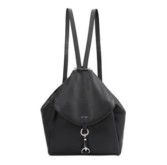 Paul Costelloe Womens Marcy Leather Backpack - Black - One Size