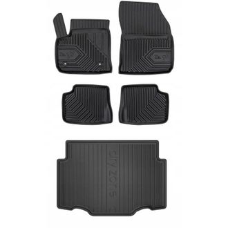 OEM Set 77 Alfombrillas Y Fundas De Goma Jeep Avenger Bev El&eacute;ctrico Del 2023