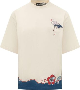 Dsquared2 Off White Graphic T-Shirt