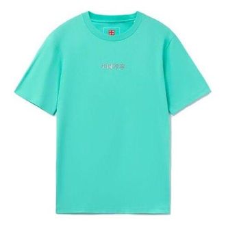 Li-Ning Sports Basketball Series Logo Printing Tee Aqua Green AHSR855-5