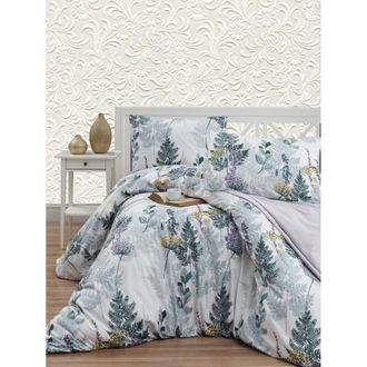 Blanc Avenue Juego de funda de edred&oacute;n 240x220 cm+ 2 FA 65x65 cm 100% algod&oacute;n