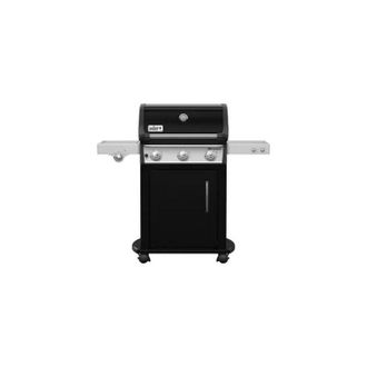 Weber barbecue a gas gpl spirit e-325 gbs acciaio nero con ruote girevoli