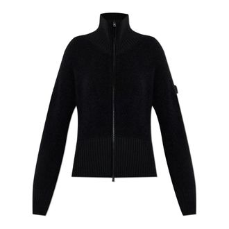 Canada Goose Cardigans, female, Black, Size: S Wool cardigan