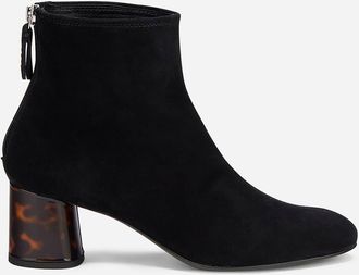 AGL Veta Precious Ankle Boot with Heel in Black Velour at Nordstrom, Size 37.5