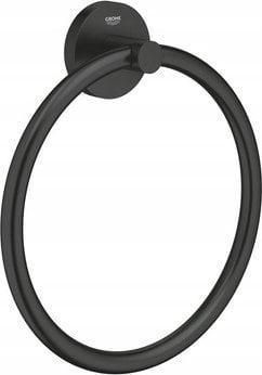 GROHE Essentials Anillo Toallero Negro Mate 18 Cm