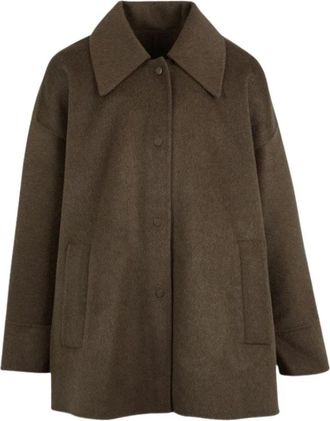 Margaux Lonnberg Coco Jas - Dames - Zomerjassen - Bruin - S - Wol - Jassen