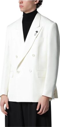 Lardini Giacca Feeling Evento - Heren - Blazers - Wit - S - Jassen