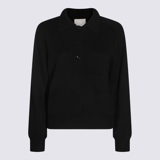 Allude Black Wool Knitwear