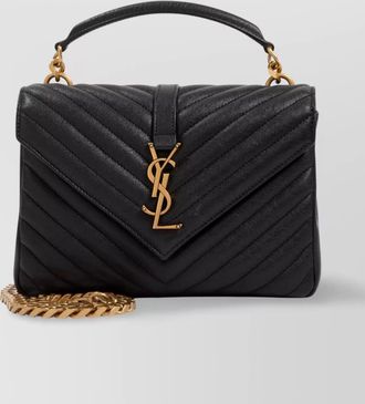 Saint Laurent quilted chevron chain strap shoulder bag