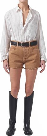 Citizens Of Humanity Marlow Vintage Jean Shorts In Topaz