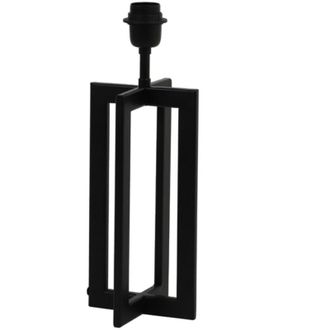 Light & Living Light & Living - L&aacute;mpara De Mesa - Mace - Negro - Metal