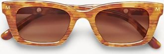 Machete Jewelry Ruby Sunglasses in Dark Tortoise Stripe