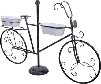 Wanderlust Deco Bici Expositor De Metal Con Dos Barre&ntilde;os 175x29x108h Cm