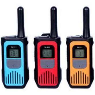 OEM Paquete De 3 Walkie-talkies Recargables Con Usb-c Y Funci&oacute;n Vox: Gran Alcance Para Ni&ntilde;os Y Adultos, Ideales Para Senderismo Y Ciclismo