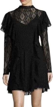 Free People Rock Candy Lace Dress In Black