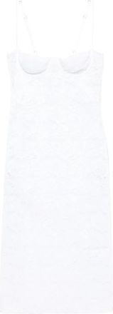 Os&eacute;ree Lace-overlay Underwired Dress