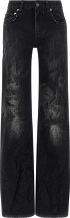 Balenciaga Womens Wide Leg Jeans