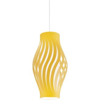 Linea Zero Linea Zero - Sospensione Moderna 1 Luce Helios In Polilux Ocra H32 Made In Italy