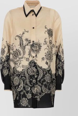 Zimmermann printed silk rhiannon shirt