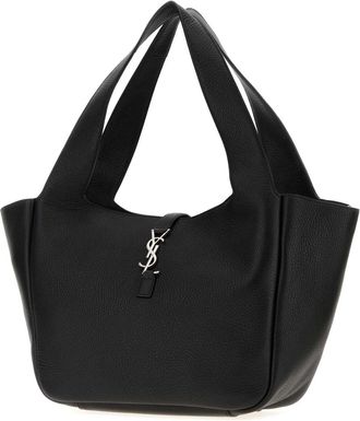 Saint Laurent Womens Bea Shoulder Bag Black Deer