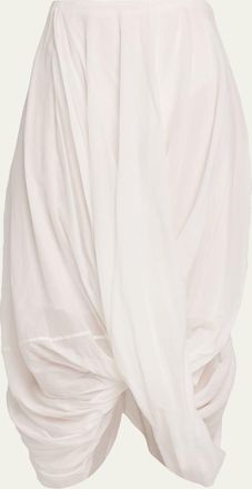 Toteme Draped Cocoon Midi Skirt