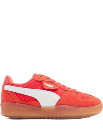 Puma Palermo sneakers - women - Fabric/Rubber/Leather - 6.5 - Red