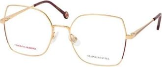 Carolina Herrera Demo Butterfly Ladies Eyeglasses HER 0206 06K3 55