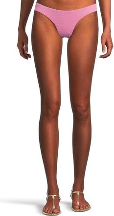 L*Space L*Space Rocky Bikini Bottom Womens Hottest Pink Low Rise Swimwear GBO3953