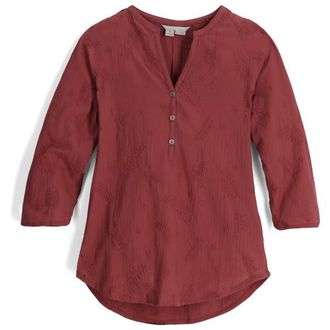 Royal Robbins Oasis Tunic II 3/4 Sleeve Bluse f&uuml;r Damen | rot