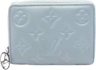 Louis Vuitton Pre-owned Wallets, female, Blue, Size: ONE SIZE Pre-owned Leather Wallet