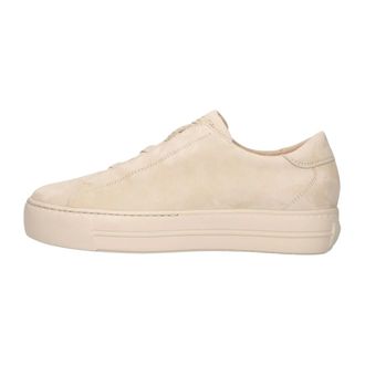 Paul Green Schoenen, Dames, Beige, 40 EU, Leer, 5529 Sneaker