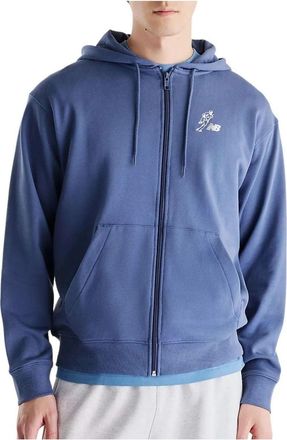 New Balance x Shohei Logo French Terry Full Zip Hoodie Asia Sizing Vintage Indigo MT62Q6C7VTI