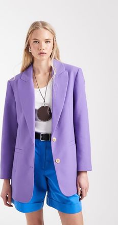 Asos Blazer sartoriale comodo taglio maschile viola
