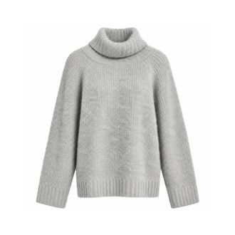 Sand Copenhagen Dolcevita a tinta unita Cosima - - Knitwear - Donna - Grigio - M