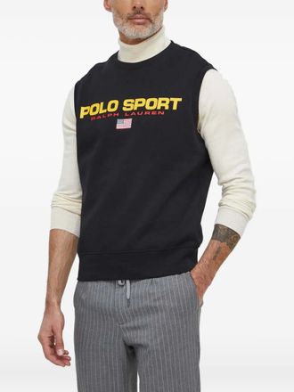Polo Ralph Lauren Top met logoprint - Zwart