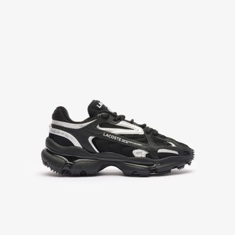 Lacoste Womens L003 Trainers in Black Leather (archived) - Size UK 4
