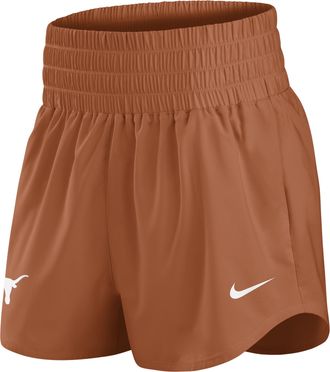 Nike Texas Primary Logo One Nike Womens Dri-FIT College Shorts in Orange | 02OW81FTXE-KBF