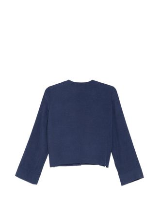 Emporio Armani Crewneck Blouse - Navy