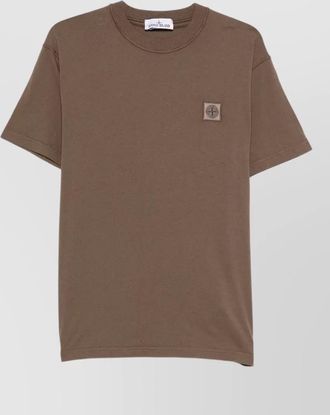 Stone Island cotton ribbed t-shirt