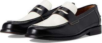 Steve Madden Natan Mens Lace Up Wing Tip Shoes Black/White : 10.5 D - Medium, Leather