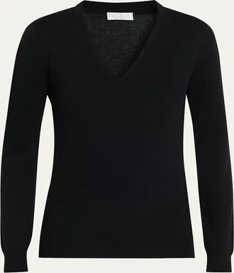 Brunello Cucinelli V-Neck Cashmere Sweater
