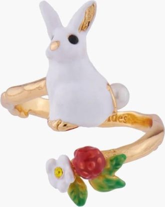 Les N&eacute;r&eacute;ides Adjustable Rencontre Enchantee Rings, Size 54