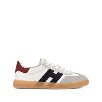 Hogan Logo-appliqu&eacute; Leather Sneakers