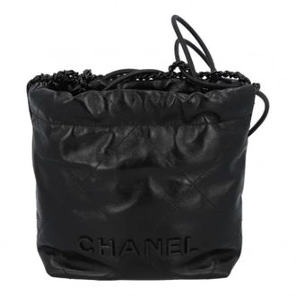 Chanel Pre-owned Cuero bolsos-chanel - Pre-owned - Mujer - Negro - ONE SIZE