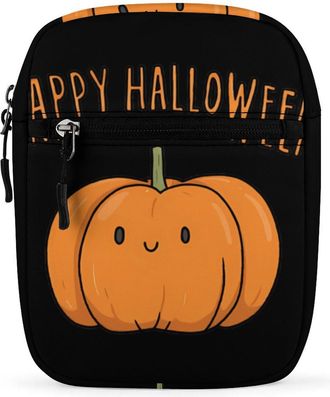 Generic Happy Day Halloween Trendy Crossbody Bag for Men Women Small Satchel Men Sling Adjustable Shoulder Strap Messenger
