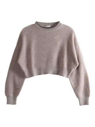 Brunello Cucinelli ribbed-knit sweater - Pink