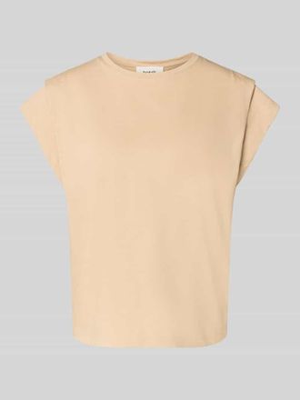 BA&SH T-Shirt mit Kapp&auml;rmeln Modell PIO in Sand, Gr&ouml;&szlig;e XS