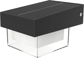 Trade Shop Trade Shop - Applique Solar Con Movimiento De Sensor L&aacute;mpara Led Light 6000k Ip54 Zq-bd-005gy